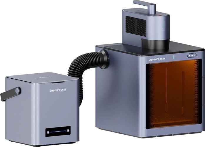 Veilig gebruik binnenshuis dankzij beschermkap en afzuiging