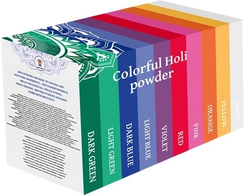 10 kleuren in één verpakking