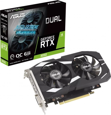 Grafische kaart ASUS GeForce RTX 3050 Dual OC 6GB GDDR6