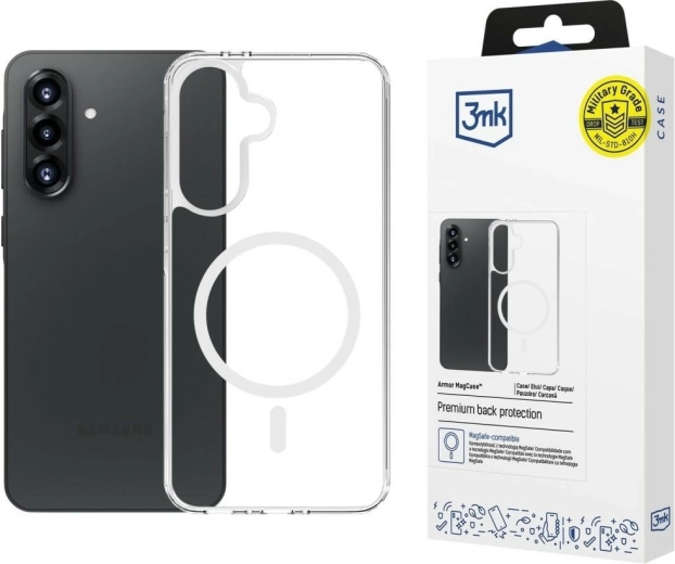 3mk Armor MagCase transparante hoes voor Samsung A27 5G