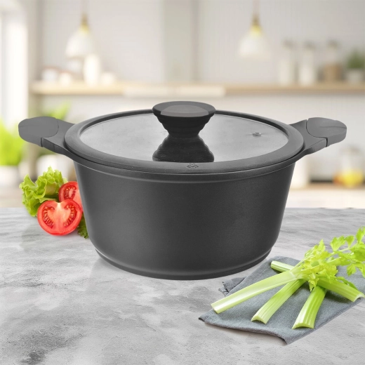 Glazen deksel voor controle tijdens het koken