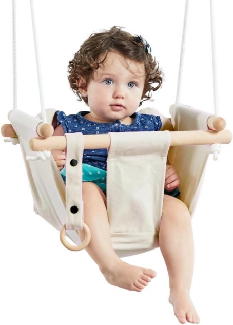 Katoenen kinderschommel van textiel 2KIDS TOYS, beige