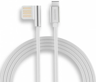 Remax datakabel USB‑C 1 m, zilver