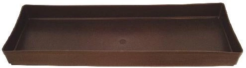 Onderzetter voor bloembak 60 cm wit