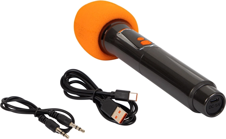 Karaoke-pakket: draadloze microfoon en afstandsbediening