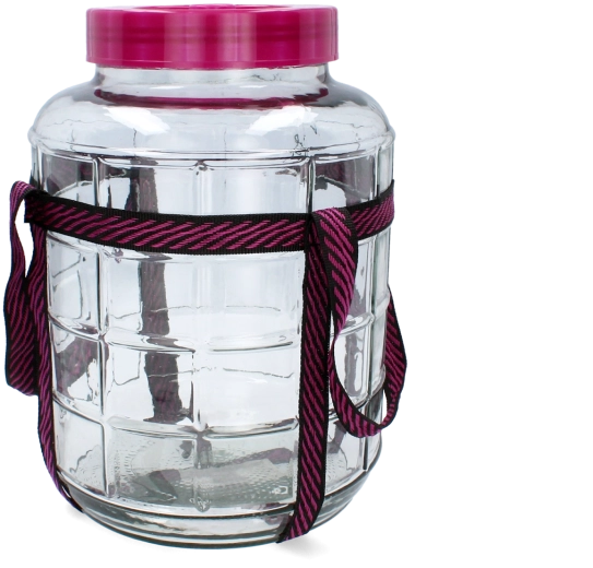 Multifunctionele glazen fermentatiekan voor wijn 12 l