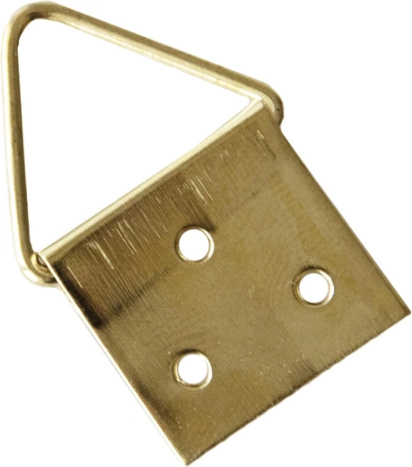 Beeldoogje 20 × 18 mm, maat 5, messing, 200 st.