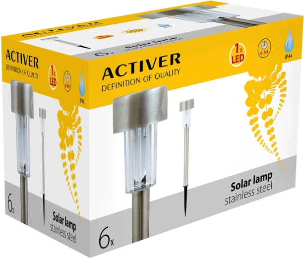 Werking op zonne-energie en IP44-bescherming