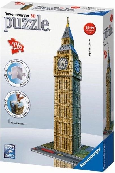 Ravensburger 3D puzzel Big Ben Londen 216 stuks