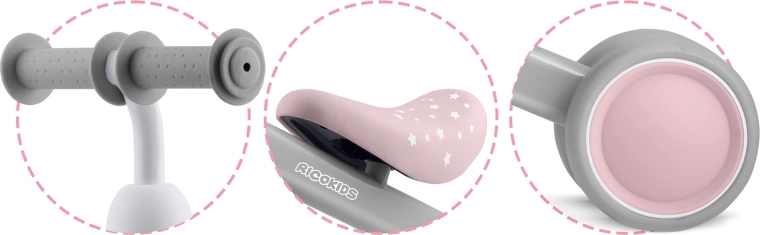 Comfortabel zadel en zekere grip