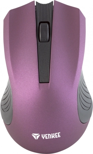 Draadloze optische muis YENKEE 2,4 GHz, symmetrisch, 3 knoppen, paars