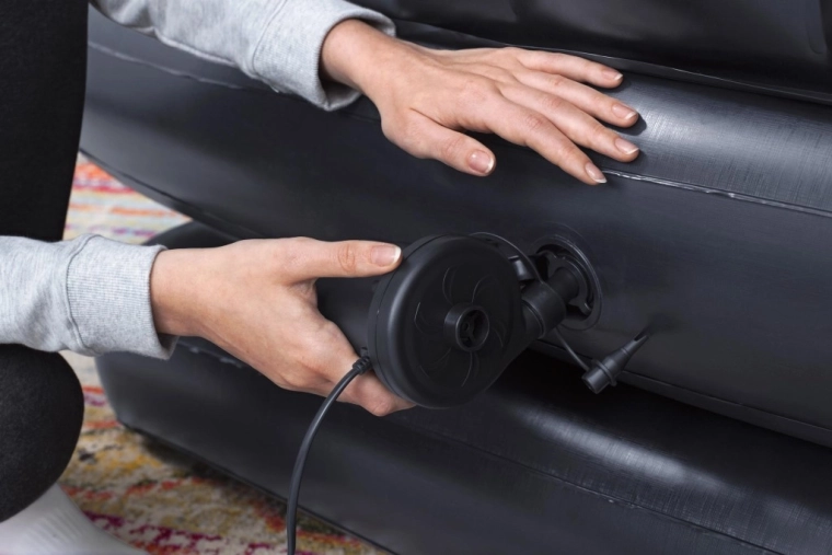 Snel opblazen en leeglaten