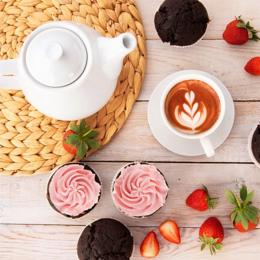 Perfect serveren van desserts