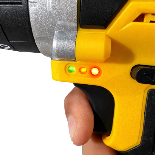 Twee 18 V 2 Ah accu’s in de set