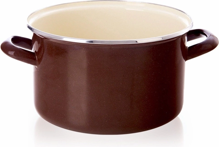 Geëmailleerde pan Brown 20 cm, 3 l