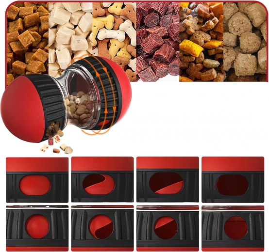 Verstelbare openingen voor verschillende snacks