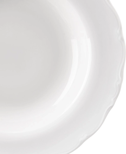 Rand voor comfortabel serveren