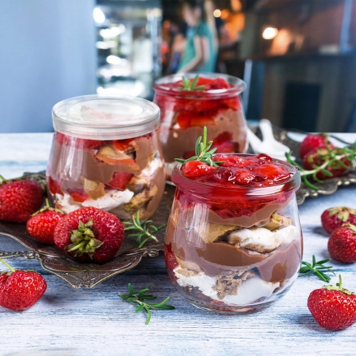 Perfect voor desserts in een potje