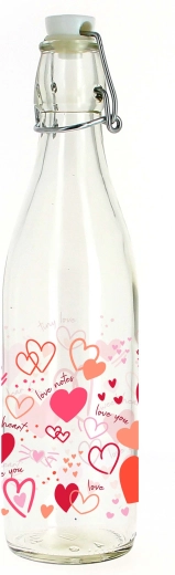 Fles met beugelsluiting 1 l Hart