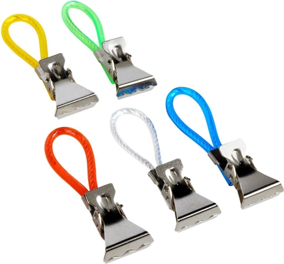 Gekleurde lusjes voor eenvoudig ophangen en onderscheiden