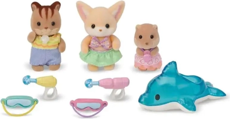 Drie vriendjes voor zomerse spelletjes