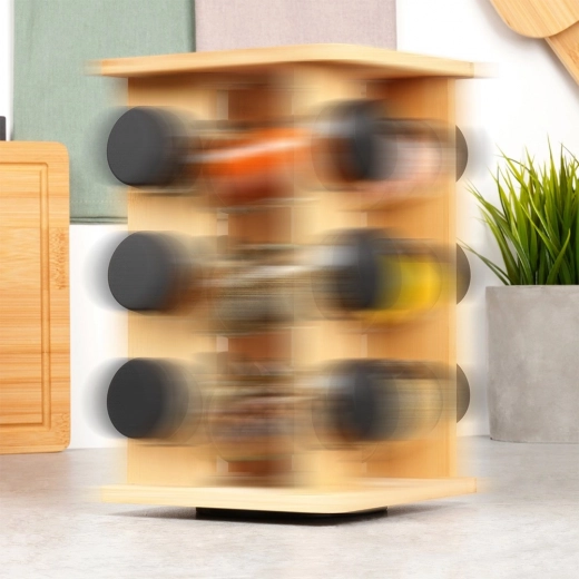 Draaibaar design voor snelle kruidenkeuze