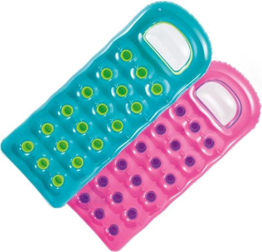 Opblaasbaar strandluchtbed met kijkvenster 188 × 71 cm Intex – turquoise