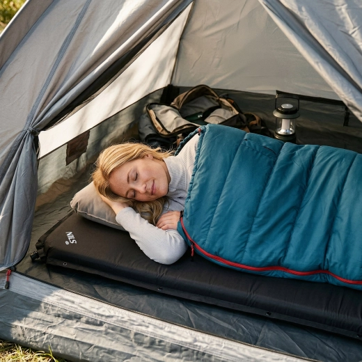 Comfortabele slaap in de natuur