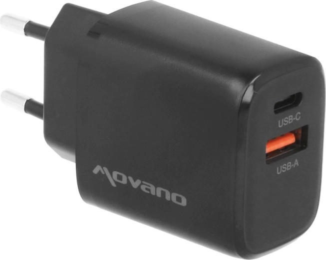 Twee poorten: USB‑C PD + USB‑A