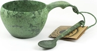 Kupilka 21 Classic Cup conifer green – groene outdoorbeker met lepel