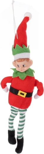 Hangdecoratie Elf van polyester 25 cm