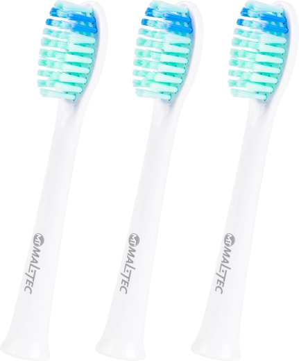 Vervangende opzetborstels voor sonische tandenborstel MalTec Toothie X2in1, 3 stuks