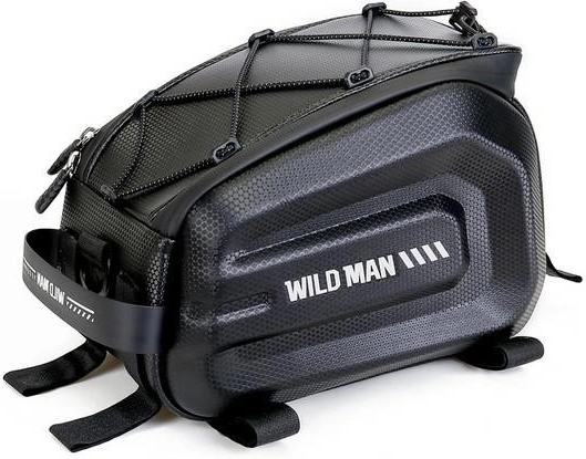 Tas voor achterdrager WildMan GD5 4 l zwart