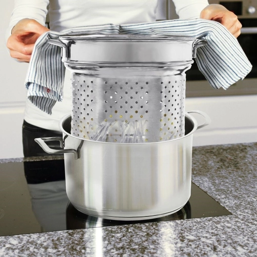 Snel koken en eenvoudig afgieten