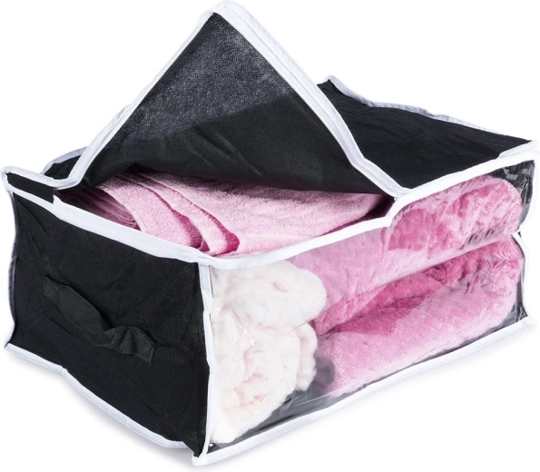 Textiele opbergzak voor beddengoed 45 × 30 × 20 cm