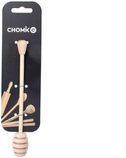 Houten honinglepel 18 cm