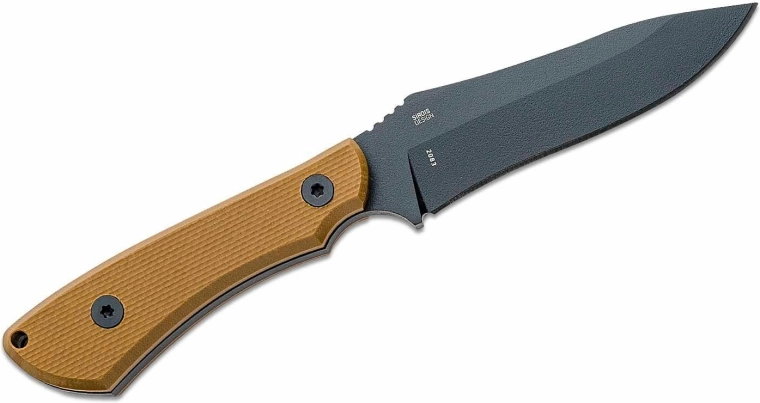 Zeker grip dankzij G10 en jimping