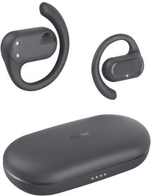Hama draadloze in-ear oordopjes true wireless met inductielader, grijs