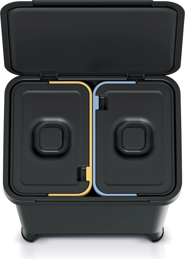 Twee vakken voor snel en overzichtelijk scheiden