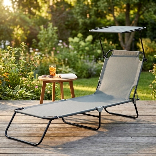 Verstelbaar zonnescherm voor aangename schaduw