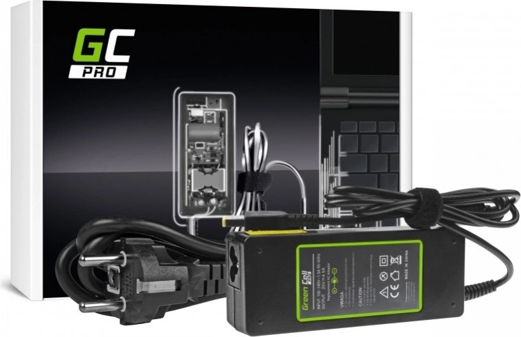 Green Cell PRO-voedingsadapter 20V 4,5 A 90 W voor Lenovo met Slim Tip-connector