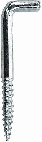 Schroefhaak met kruiskop 5,8 × 65 mm, verzinkt, 100 stuks