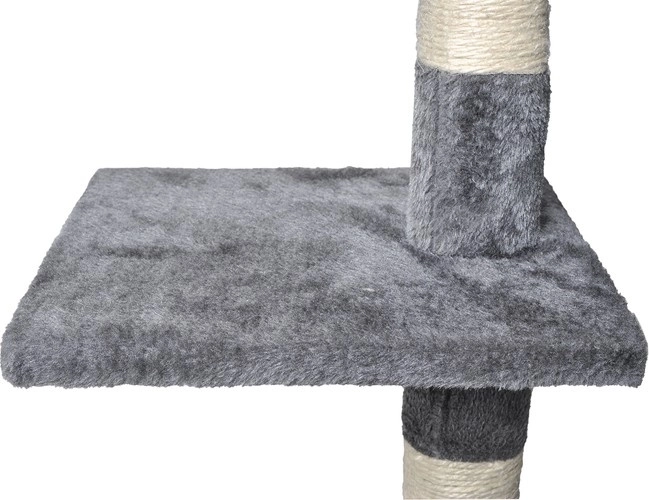 Sisal krabpaal en comfortabel pluche