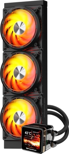 360mm AIO met drie ventilatoren en stille prestaties
