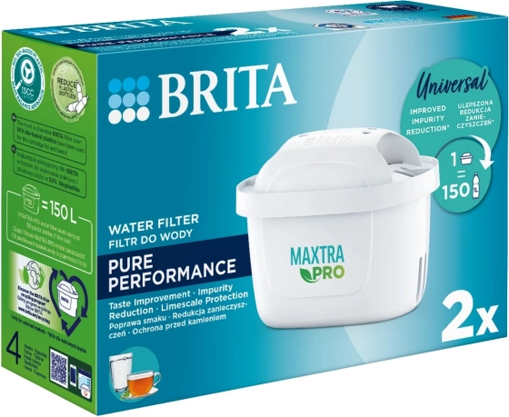 Vervangingsfilters BRITA Maxtra Pro Pure Performance, 2 stuks