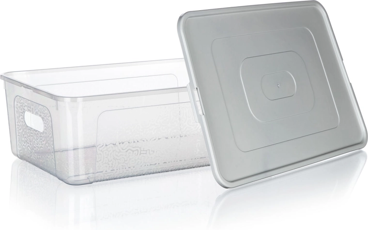 Stevig deksel voor netheid en stapelen