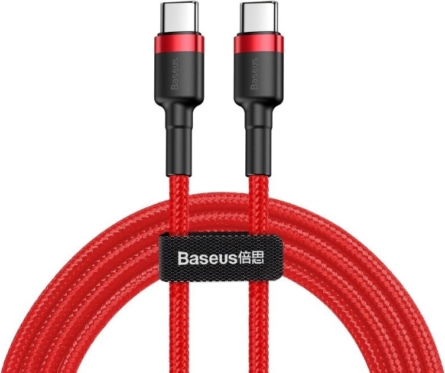 Kabel Baseus Cafule USB-C PD2.0 60W 2m rood