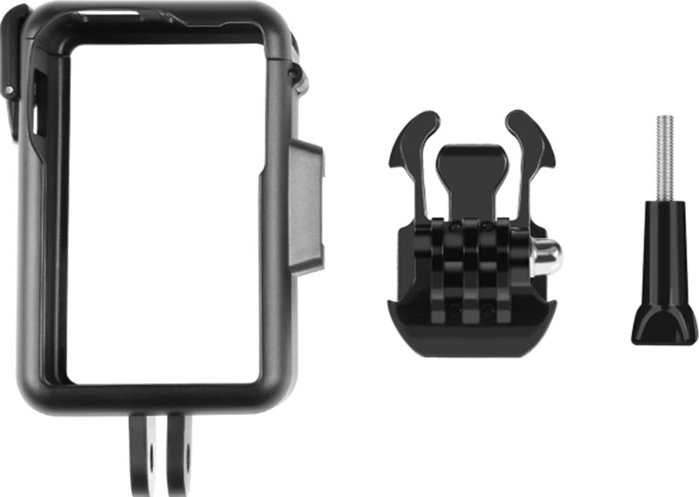 Puluz beschermframe met cold shoe voor DJI Osmo Action 5 Pro/4/3 (zwart)