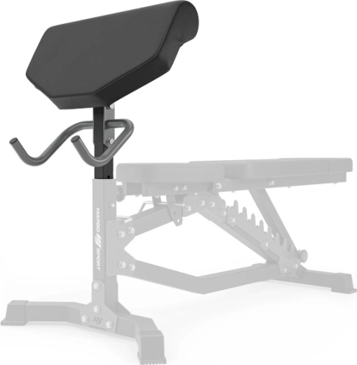 Praktische ophanghaken voor de halter