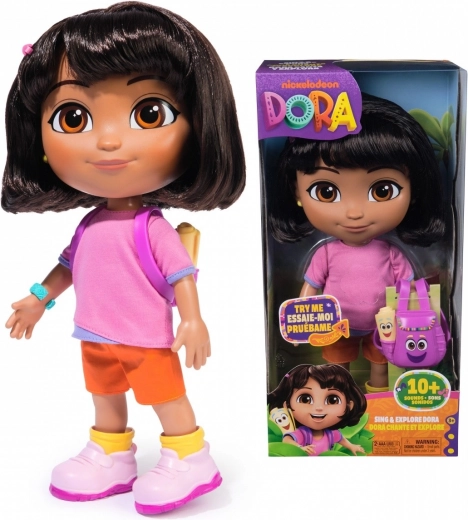 Dora de ontdekker – zing en verken interactieve pop met rugzak